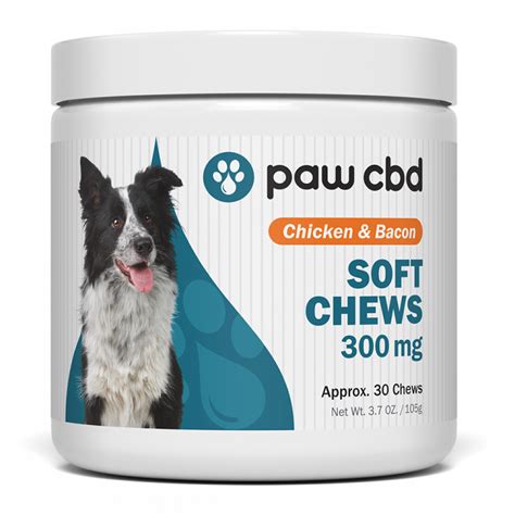  Each soft chew features 5 mg of CBD and is poultry-flavored for easy use