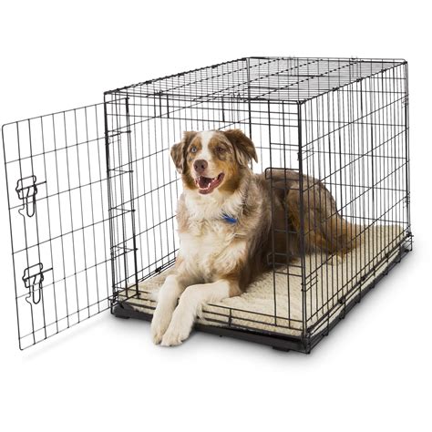  Exploring the crate is a very important step in crate training; this crate makes it easier with its two doors feature which is a great help especially at the early stages of crate training