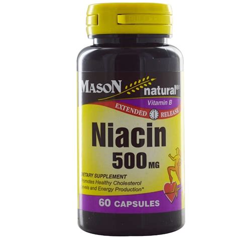  Extended-release niacin tablets and capsules at mg, mg also are available by prescription, usually in a dose of mg at bedtime, to a maximum of 2, mg per day