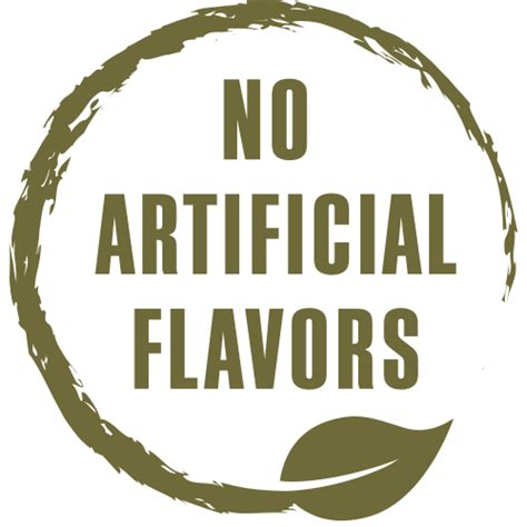  Free of artificial flavors and fillers