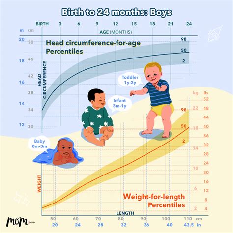  Growth Charts: Track weight, height, and other developmental milestones