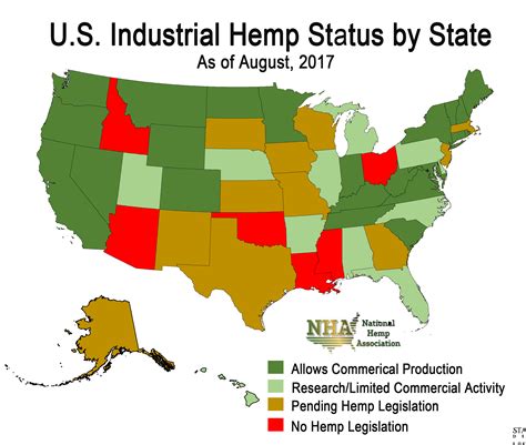  Hemp oil is legal in all 50 states, and thanks to the Farm bill, hemp is being grown in 40 states