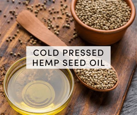  Hemp seed oil is usually extracted using a cold-pressing method to remove the oils from industrial hemp plant seeds