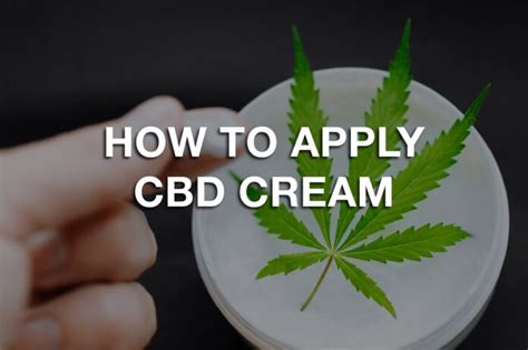  Here is a six-step guide to help you apply CBD cream safely and effectively: Start by cleaning the affected area with a damp cloth or soap and water