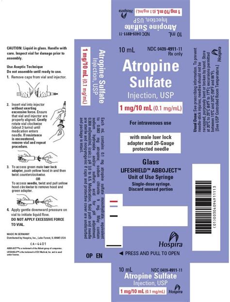  High dose atropine 0