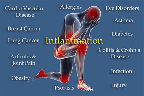  His inflammation has decreased, leading to better overall health