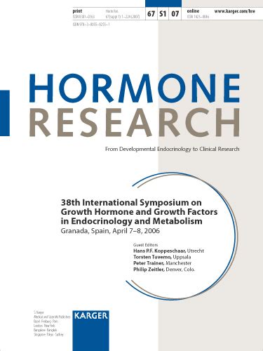  Hormone research, [online] 36 Suppl 1