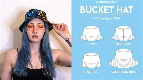  How to Make Bucket Hats with Downloadable Sewing Pattern Beginner