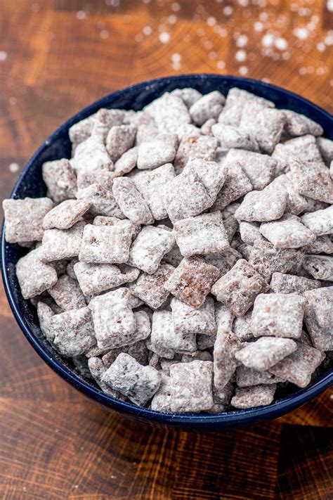  I mean, is it really puppy chow without the paper bag? But in reality, any big bag ziplock, paper bag, even a big mixing bowl that you can toss very gently so as not to break the cereal will get the job done