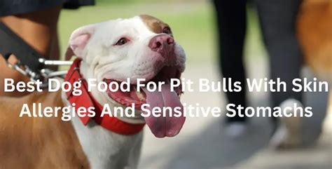  If your Pit Bull has allergies or a sensitive stomach , take a closer look at what is included on the ingredient list