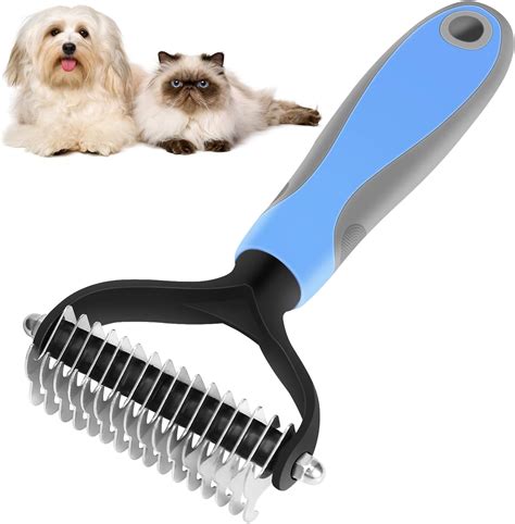  If your dog has the soft, wavy type of coat, brush once or twice a week to prevent tangles and mats