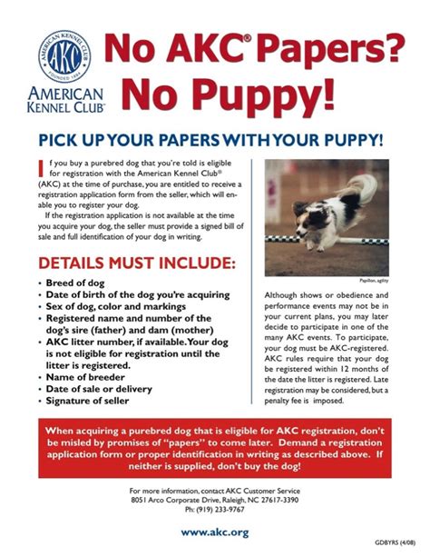  Individual puppies of these AKC - registered litters, therefore, are eligible to be registered with AKC, subject to compliance with existing AKC Rules, Regulations, Policies and the submission of a properly completed registration application and fee