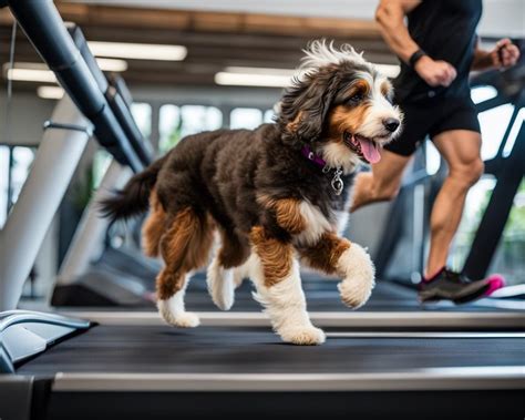  It is recommended that your mini bernedoodle gets at least thirty to sixty minutes of exercise daily to keep them in shape