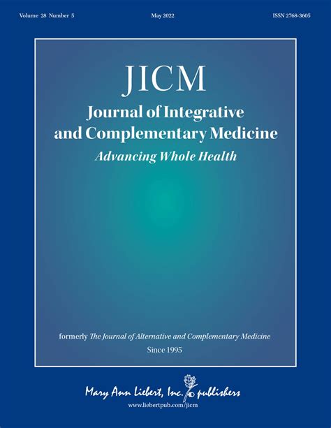  Journal of Alternative and Complementary Medicine, 15 8 , 