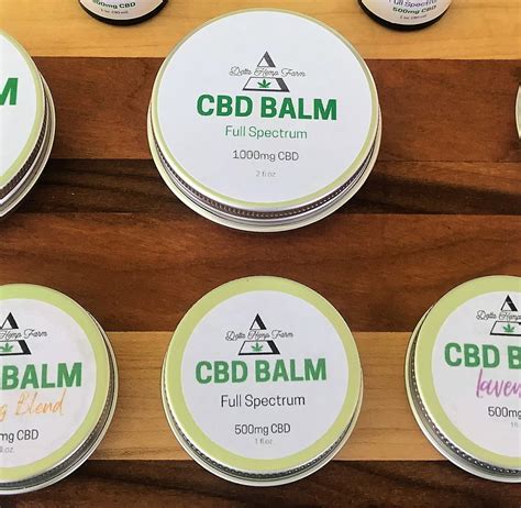  Just a tiny amount of our full spectrum CBD Balm applied to the area will do