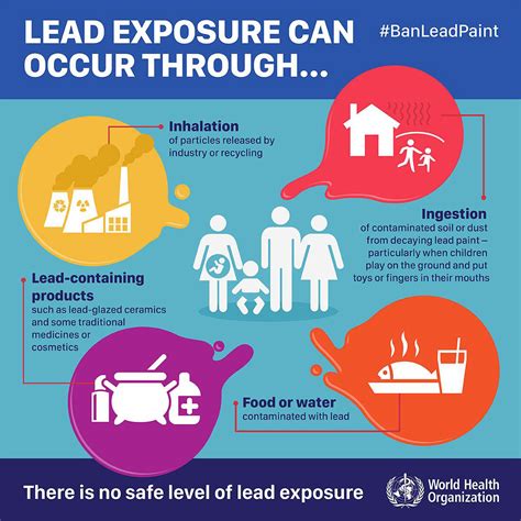  Lead levels should also be performed if lead exposure is a possibility