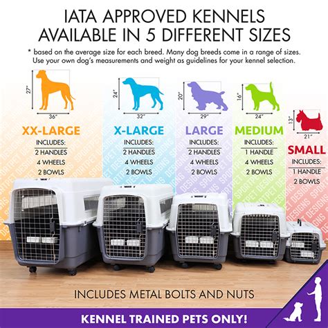  Make Sure the Kennel Is Allowed on a Plane Did you know there are restrictions on kennel sizes for many commercial airlines? The restrictions vary depending on the airline you fly with, but the limit on kennels is a height of about nine inches and a width of 13 inches by 19 inches long