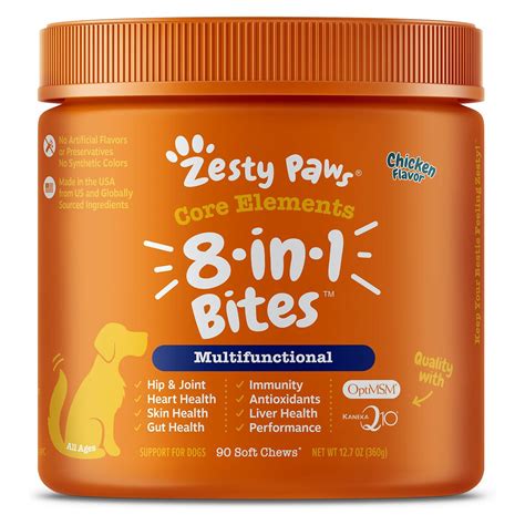  Make Zesty Paws 8-in-1 Bites a part of your dog