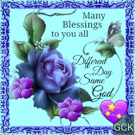 Many blessings to you
