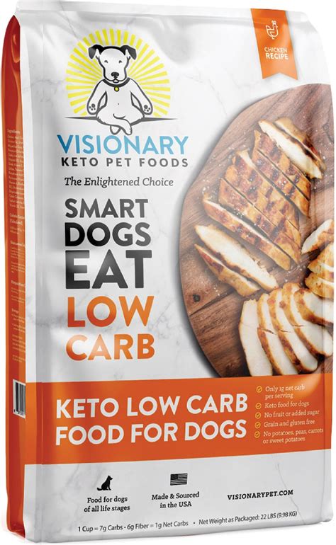  Many dog food companies offer low-carbohydrate dog food varieties