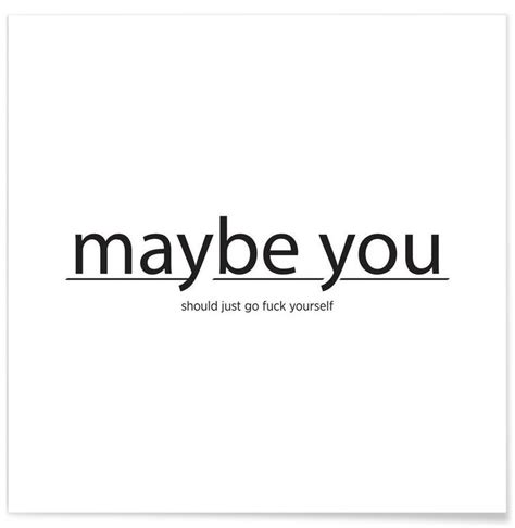  Maybe you