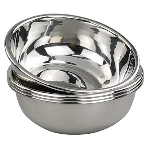  Metal bowls are lightweight and sturdy