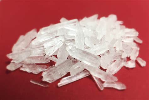  Methamphetamine, often referred to as ice or crystal meth , is a stimulant with a rapid onset
