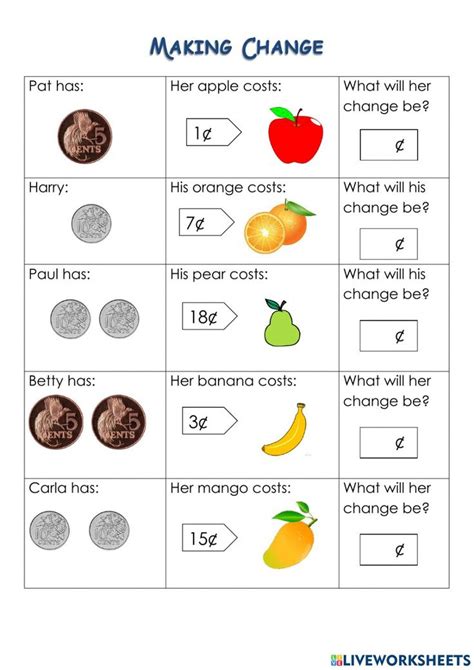  Money Exercises
