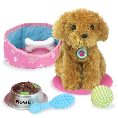  My puppy came with toys, a leash, bowl, collar, a brush, food, blanket with the mother