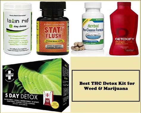  Natural Ingredients Many THC detox products on the market contain herbal ingredients that have no scientific backing