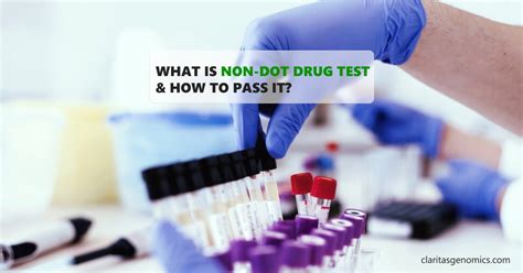  Non-DOT drugs tests results are available within the hour