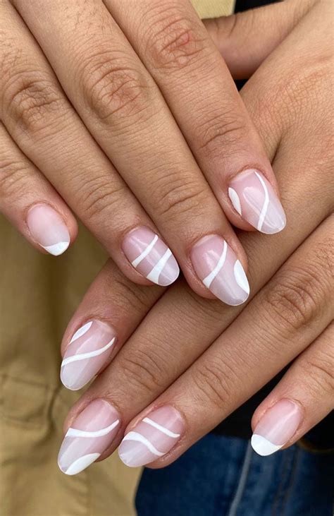  On white nails you can see where the quick begins