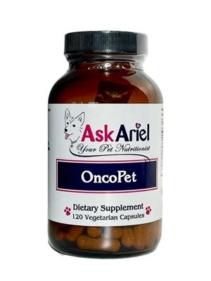  OncoPet Cancer Vitamin - A broad-spectrum blend of herbs and medicinal mushrooms that provide powerful immune support