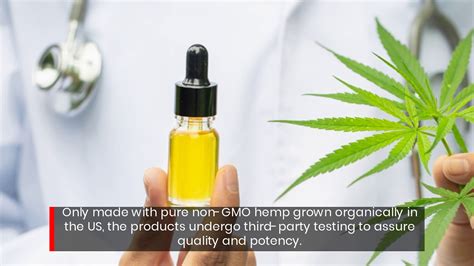  Our CBD oil is derived from the non-psychoactive part of the cannabis plant and contains less than 0