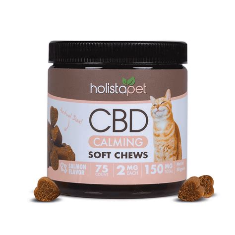  Our CBD soft treats for cats come in mg or mg depending on how much your cat weighs