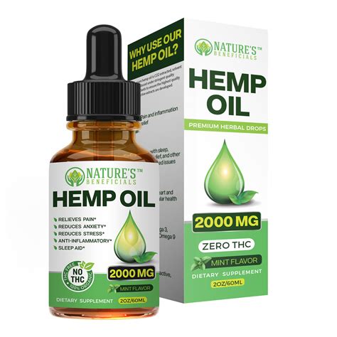  Our oil is made from organic hemp and contains no THC, so it won