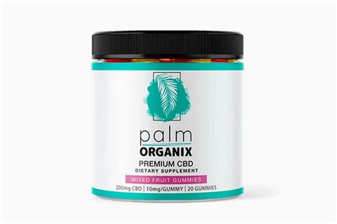  Palm Organix CBD Gummies offer a fresh and fruity twist on this major cannabinoid extracted from legally, sustainably farmed hemp
