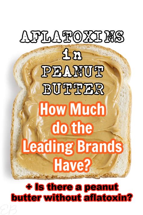  Peanut butter can contain aflatoxins , which are cancer-causing molds
