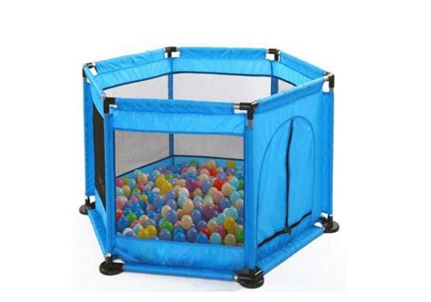  Playpens typically come in two different materials: metal and fabric