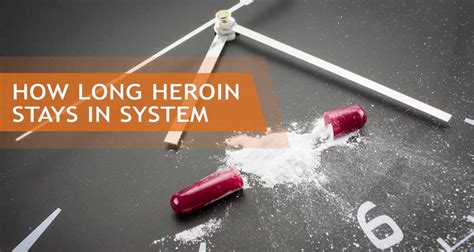  Read More How long does heroin stay in your system? This means it can be found in your urine, blood, or saliva during this time after use