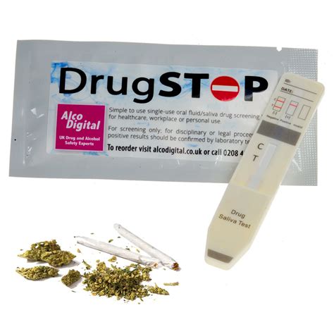  Saliva THC tests are typically only used by law enforcement