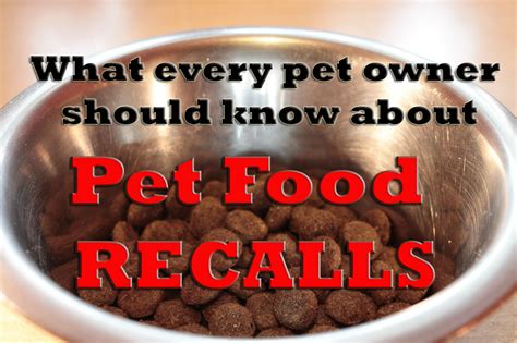 Should I be concerned about recalls when choosing dog food? Yes, it