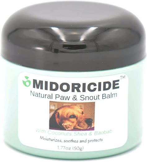  Simply rub it on dry snouts, cracked footpads, and irritated skin and ears
