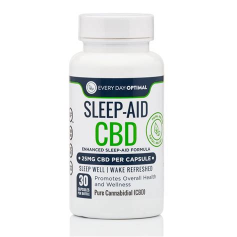  Sleeping Aid CBD is known to promote good sleep quality