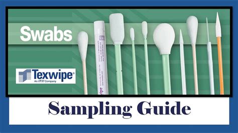  Some have a blue indicator on the end of the swab to show that it is saturated enough to get a sample