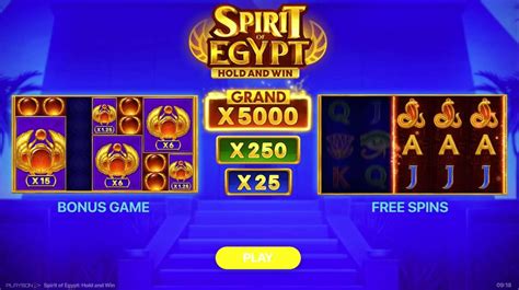  Spirit of Egypt: Mantén y gana la tragamonedas