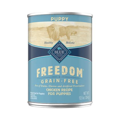  Sticking with Blue Buffalo, we think that their canned puppy food is a contender for the best dog food for Poodle puppies