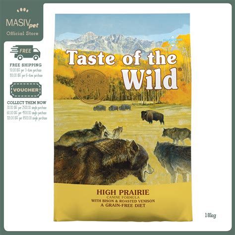  Taste of the Wild asserts that their kibbles are a healthy approximation of what canines in the wild will eat