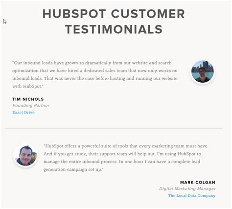  Testimonials are written by actual customers and represent their own observations