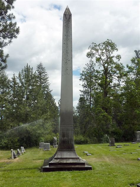  The Great Northern erected an obelisk at his gravesite on a bluff overlooking the depot and town